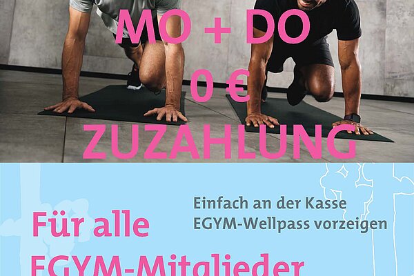Poster EGYM-Angebot